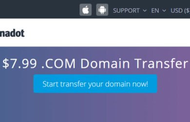 Dynadot .Com Domain Transfer Promo For $7.99