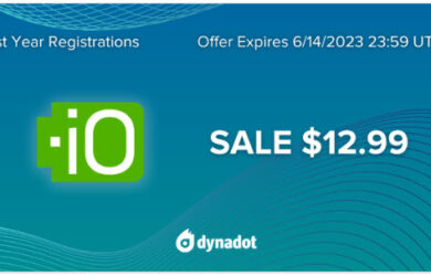 .IO Domain On Sale $12.99 at Dynadot