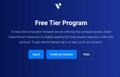 Get Free VPS On Vultr - Vultr Free Tier Program