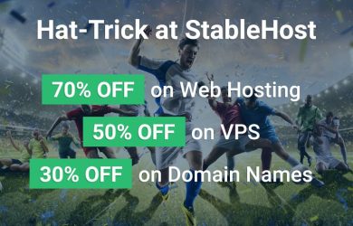 stablehost 70off hosting - 50off vps - 30off domain name